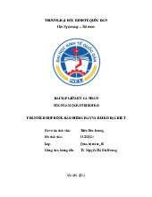 Phân Tích Giấy Yêu Cầu Bảo Hiểm Hỏa Hoạn & Rủi Ro Đặc Biệt | Môn Quản trị rủi ro - Đại học Kinh Tế Quốc Dân