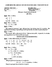 20 đề thi khảo sát chất lượng đầu năm lớp 6 môn Toán mới nhất