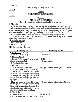 Giáo án Tiếng Việt 1 - Tuần 23 | sách Vì sự bình đẳng và dân chủ trong giáo dục