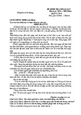 Đề Kiểm Tra Khảo Sát Môn Ngữ Văn 9: Chiếc Bát Vỡ