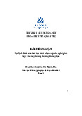 Sự định kiến cản trở học sinh chọn ngành, nghề phù hợp và các phương hướng khắc phục