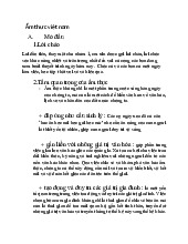 Dàn ý bài thuyết trình môn Kỹ năng giao tiếp  | Trường đại học kinh doanh và công nghệ Hà Nội