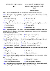 Đề thi thử tốt nghiệp THPT 2025 môn Giáo dục Kinh tế và Pháp luật bám sát đề minh họa - Đề 27
