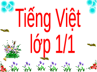 Giáo án điện tử Tiếng việt 1 bài 2 Chân trời sáng tạo: Học vần: S, s, X, x
