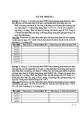 Bài tập chương 3: Định Khoản Thuê Tài Sản và Kê Khai Thuế GTGT Môn Tin học đại cương | Trường Đại học Tài chính - Marketing