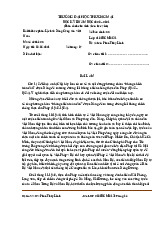 Bài thi học phần: Lịch sử Đảng Cộng sản Việt Nam - Mã số đề thi: 25 | Trường Đại học Thương Mại