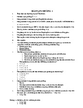 Bài tập chương 4 phần câu hỏi - Môn Kinh tế vĩ mô - Đại Học Kinh Tế - Đại học Đà Nẵng