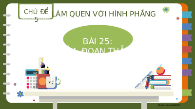 Bài 25: Điểm. Đường thẳng.  Đoạn thẳng | Bài giảng PowerPoint | Toán 2 | Kết nối tri thức với cuộc sống