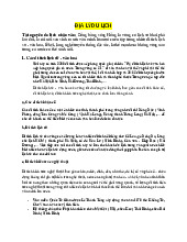 ĐỊA LÝ DU LỊCH: Tài Nguyên Du Lịch Nhân Văn và Di Tích Lịch Sử. Môn Tổng quan du lịch | Đại học Trường Đại học Phenika.