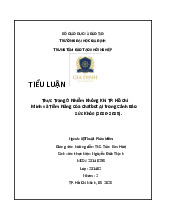 Thực Trạng Ô Nhiễm Không Khí TP. Hồ Chí Minh và Tiềm Năng Của Chatbot AI trong Cảnh Báo Sức Khỏe | Môn Phương pháp nghiên cứu khoa học - Đại học Gia Định