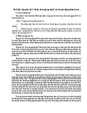 Nguyên tắc tuân theo pháp luật trong hoạt động thanh tra | Đại học Nội Vụ Hà Nội