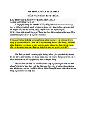 Nội dung khởi nghiệp buổi 1 môn: phân tích thiết kế  hệ thống  | Trường đại học kinh doanh và công nghệ Hà Nội