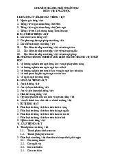 Đề cương Việt ngữ học- Trường Đại học Ngoại ngữ- Đại học Quốc gia Hà Nội