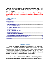 Trình bày về nguyên nhân và các giải pháp chống lạm phát ở Việt Nam giai đoạn 2007 - Kinh tế học vi mô | Trường Đại học Ngân hàng Thành phố Hồ Chí Minh
