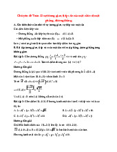 Sự tương giao và tiếp xúc của mặt cầu với mặt phẳng, đường thẳng | Chuyên đề Toán 12