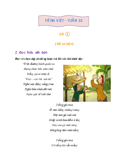 Giải Bài tập cuối tuần lớp 4 môn Tiếng Việt Kết nối tri thức - Tuần 22 (Nâng cao)