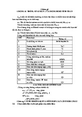 Hướng dẫn tính nhiệt động cơ xăng - Chương 1-6 - Kỹ thuật ô tô. Môn Lý thuyết động cơ | Trường Đại học Giao thông Vận tải.