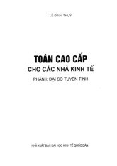 Giáo trình toán cao cấp | trường Đại học Kinh tế Thành phố Hồ Chí Minh