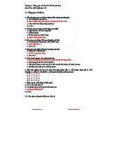 Đáp án trắc nghiệm Lý thuyết tài chính tiền tệ - Chương 1 (45 câu)