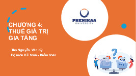 Tài liệu sưu tầm- Chương  4 Thuế GTGT