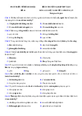 Đề thi thử tốt nghiệp THPT 2025 môn Giáo dục Kinh tế và Pháp luật bám sát đề minh họa - Đề 18