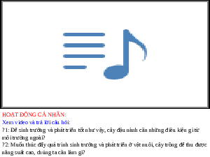 Giáo án điện tử Khoa học tự nhiên 7 bài 37 Kết nối tri thức : Ứng dụng sinh trưởng và phát triển ở sinh vật vào thực tiễn