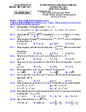 Đề thi HSG Toán 10 năm 2024 – 2025 trường THPT Anh Sơn 3 – Nghệ An