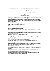 Luật tổ chức chính phủ | Pháp luật đại cương