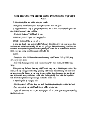Khảo sát môi trường tài chính của SamSung tại Việt Nam - Quản trị kinh doanh | Trường Đại học Lao động - Xã hội