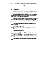 Chương 1: Cơ Bản Kinh Tế Học Vĩ Mô - Nhập Môn Kinh Tế Học