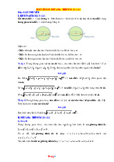 Chuyên Đề Phương Trình Mặt Cầu Ôn Thi Tốt Nghiệp Giải Chi Tiết