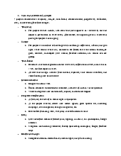 Main characteristics of a project