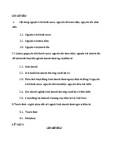 Tiểu luận môn Triết học Mác – Lênin | Trường Đại học Kinh doanh và Công nghệ Hà Nội