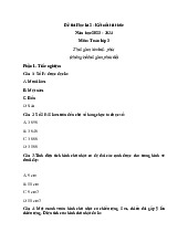 Đề thi giữa học kỳ 2 môn Tiếng Việt lớp 3 năm học 2024-2025 | Bộ sách Kết nối tri thức