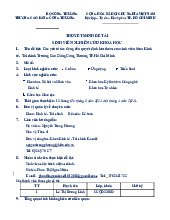 Nghiên Cứu Các Yếu Tố Tác Động Đến Quyết Định Làm Thêm | Môn Nghiên cứu khoa học - Trường Cao đẳng công thương Việt Nam