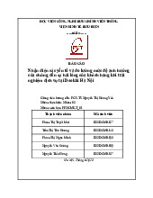 Báo cáo Đánh giá sự hài lòng khách hàng tại Dookki Hà Nội môn Phương pháp nghiên cứu Marketing | Học viện Công Nghệ Bưu Chính Viễn Thông