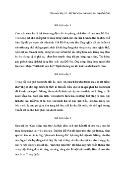 Tổng hợp kết bài Cảm xúc mùa thu của Đỗ Phủ | Văn mẫu lớp 10 Kết Nối Tri Thức