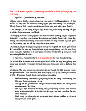 Nội dung ôn tập cuối kì Môn Lịch sử Đảng | Đại học Bách Khoa Hà Nội