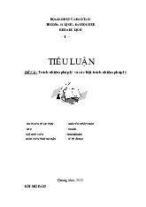 Đề cương môn Pháp luật đại cương- Trường Đại học bách khoa - Đại học đà nẵng.