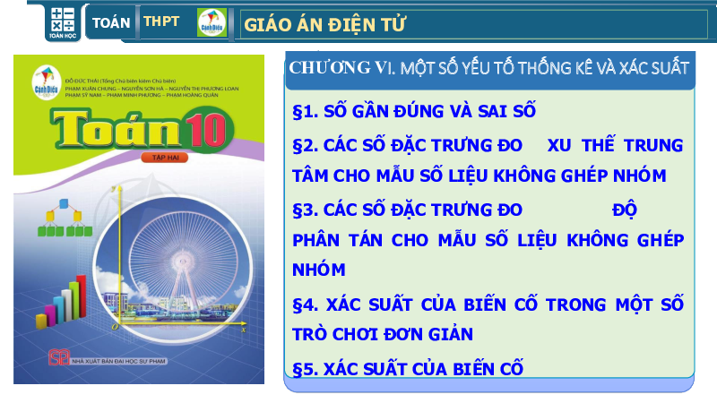 Chương 6. Bài 1: Số gần đúng | Giáo án điện tử môn Toán 10 | Cánh diều