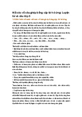 Nối các vế câu ghép bằng cặp từ hô ứng: Luyện từ và câu lớp 5