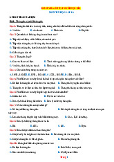 Đề Cương Ôn Tập Cuối Học Kỳ 1 Tin 10 Cánh Diều 2025-2026