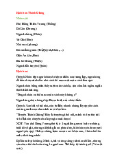 Kịch bản Thánh Gióng | Ngữ Văn 6