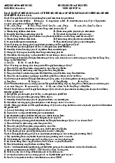 Đề cương ôn tập học kỳ 1 môn lịch sử lớp 12