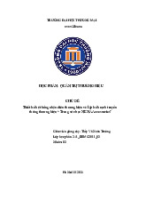Thiết kế hệ thống nhận diện thương hiệu và lập kế hoạch truyền thông thương hiệu “Trang sức bạc NENA Accessories” | Bài thảo luận quản trị thương hiệu
