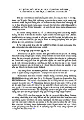 Đề cương môn Tư tưởng Hồ Chí Minh - Trường Đại học lao động -  xã hội.