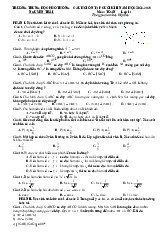 Đề ôn tập cuối kì 2 Toán 11 năm 2024 – 2025 trường THPT Nguyễn Trãi – Đà Nẵng