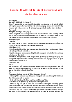 Soạn bài Thuyết trình bài giới thiệu về một vấn đề của tác phẩm văn học | Ngữ văn 8 sách Cánh Diều
