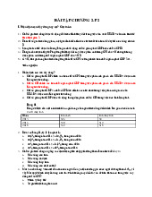 Bài tập chương 2 phần 2 - Môn Kinh tế vĩ mô - Đại Học Kinh Tế - Đại học Đà Nẵng