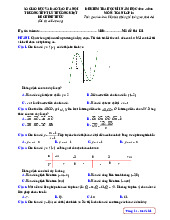 Đề học kì 1 Toán 12 năm 2024 – 2025 trường THPT Lý Thường Kiệt – Hà Nội